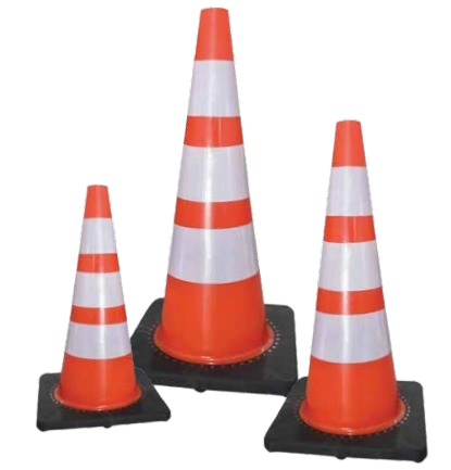 Conos de seguridad vial reflectivos para señalización