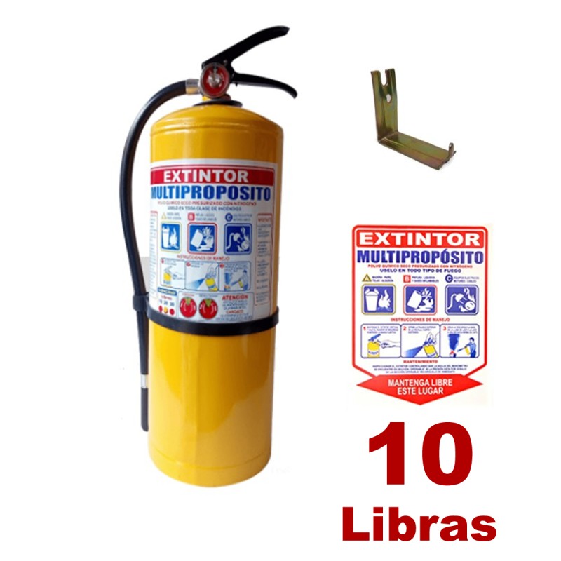 Extintor ABC de 10 libras para empresas en Chía