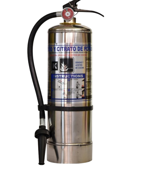 Extintor clase K para cocinas industriales y aceites